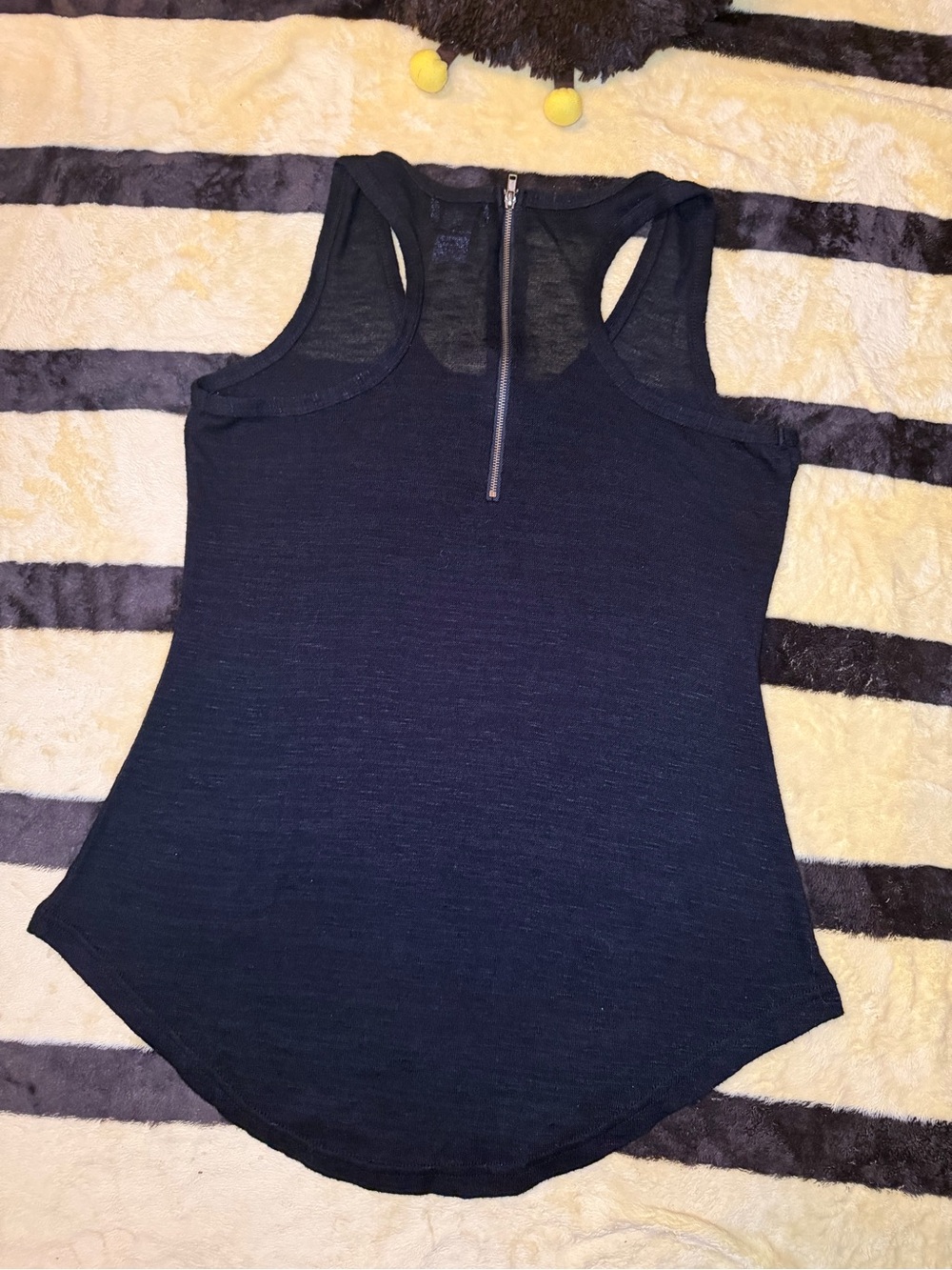 MADRAG Black Rhinestone Embellished Racerback Tank Top Size L - Picture 8 of 8